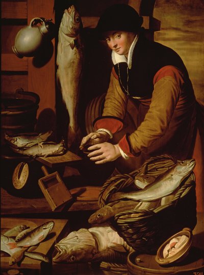 Der Fischverkäufer von Pieter Aertsen
